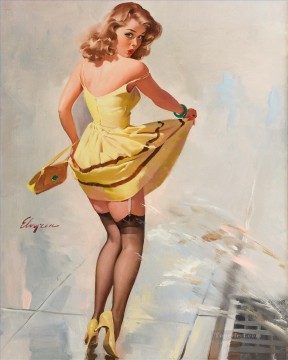 Nude Painting - Gil Elvgren pin up 61